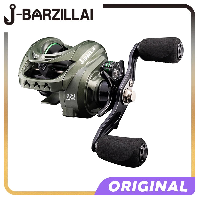HookUpCo. J-BARZILLAI 7.0:1 Baitcasting Reel - HookUpCo.