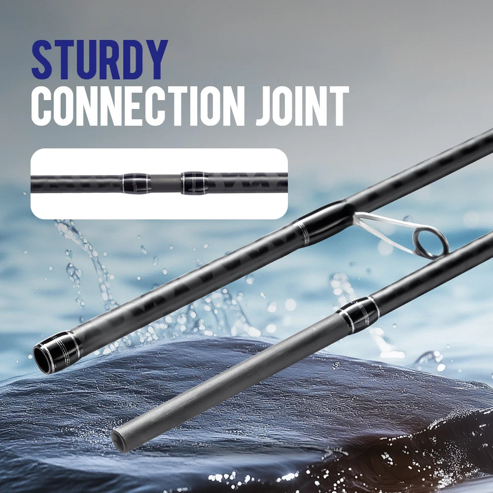 HookUpCo. Ultralight 40T Carbon Fishing Rod - HookUpCo.