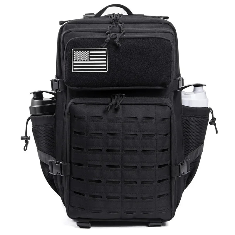 25L/45L Tactical Backpack with Bottle Holder for Outdoor Use