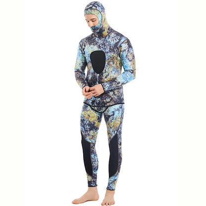 Camouflage Cold Water Diving Spearfishing Neoprene Wetsuit for
