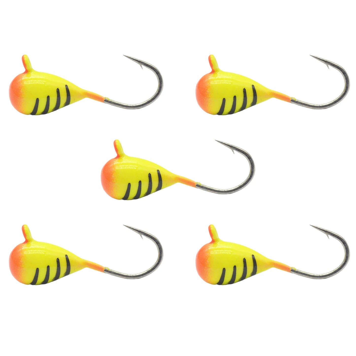 HookUpCo. Glow Tungsten Ice Fishing Jigs