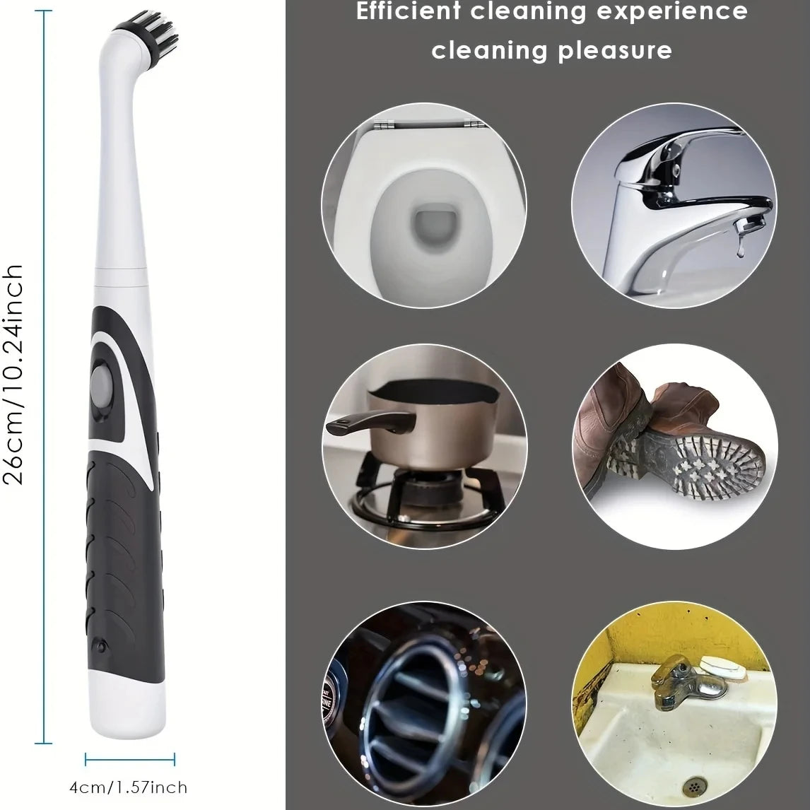 HookUpCo. Multifunctional Electric Cleaning Brush