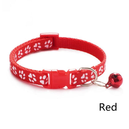 HookUpCo. Colorful Pet Collar with Safety Bell