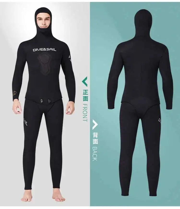 1.5MM CR Neoprene Wetsuit Open Cell Free Diving Suit Camouflage Fullsuit Mens Snorkeling Swimming Spearfishing Wetsuit