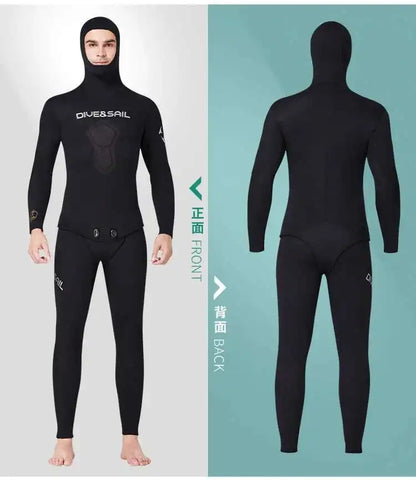 1.5MM CR Neoprene Wetsuit Open Cell Free Diving Suit Camouflage Fullsuit Mens Snorkeling Swimming Spearfishing Wetsuit