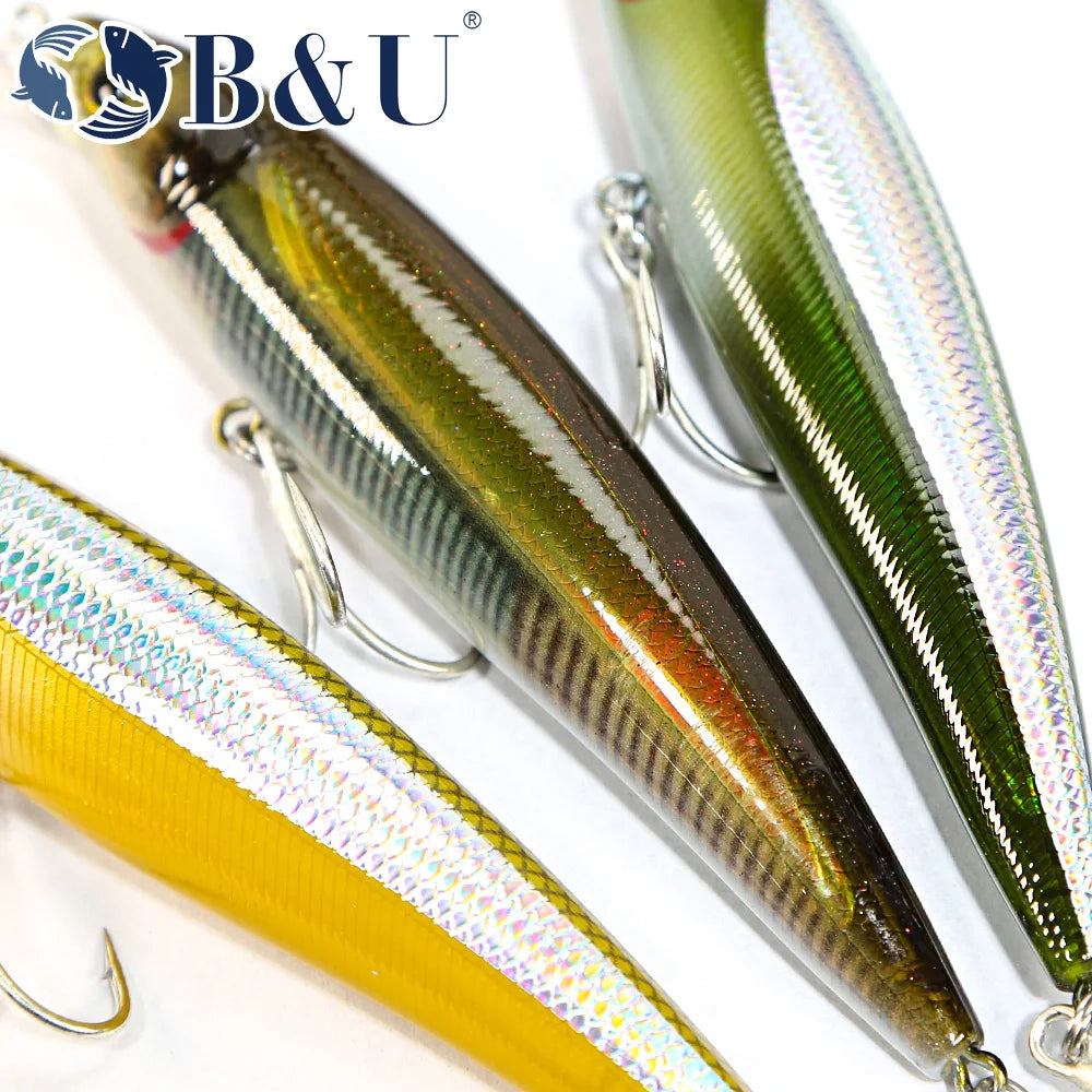 HookUpCo. Long Casting Minnow Jerkbait Lure - HookUpCo.