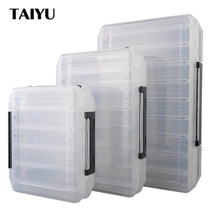 HookUpCo. Double-Sided Large Fishing Tackle Box