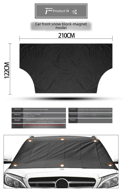 HookUpCo. Waterproof Car Snow Shield for All Models