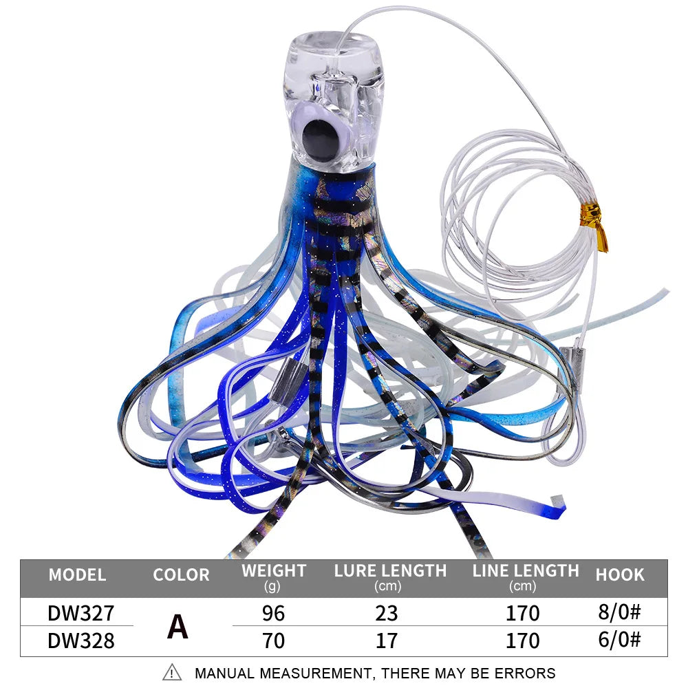 HookUpCo. Professional Squid Fishing Lures Set