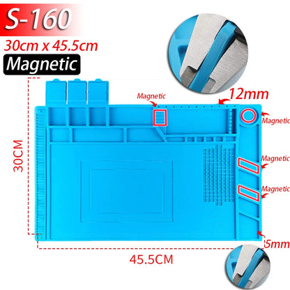 HookUpCo. Heat-Resistant Silicone Soldering Mat
