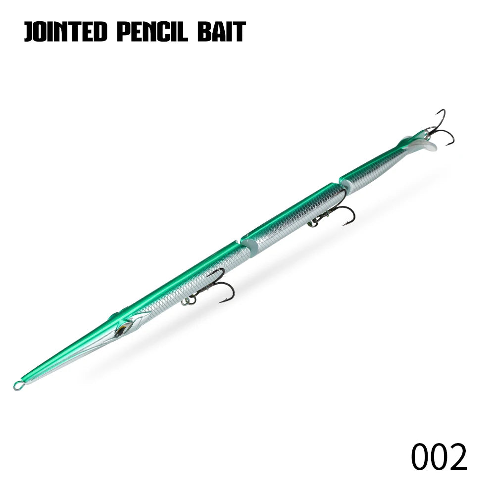 HookUpCo. Jointed Pencil Fishing Lure for Seabass - HookUpCo.