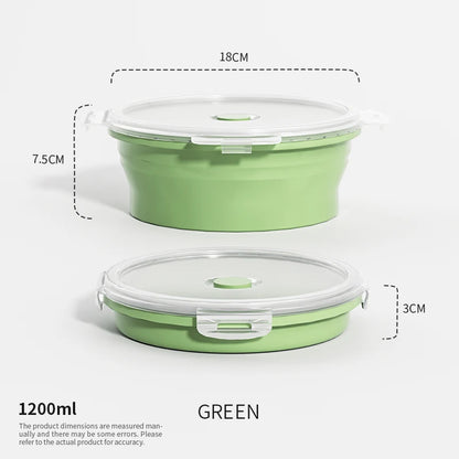 HookUpCo. Stackable Silicone Lunch Box Set