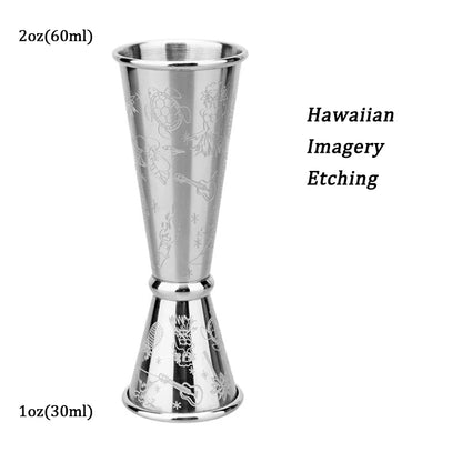 HookUpCo. Stainless Steel Cocktail Jigger Set