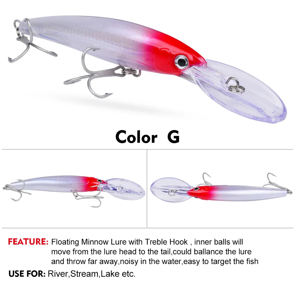 HookUpCo. Floating Fishing Lure for Bass Tackle - HookUpCo.