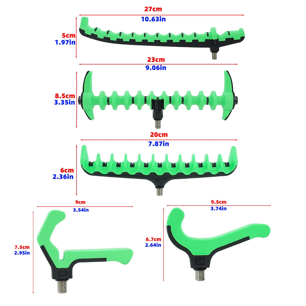 HookUpCo. Durable Plastic Fishing Rod Rest Head - HookUpCo.