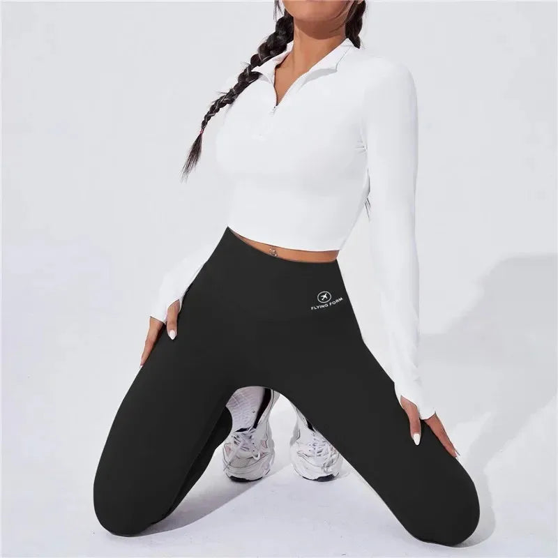 High Waist Yoga Leggings for Women - Butt Lifting Fitness Tights
