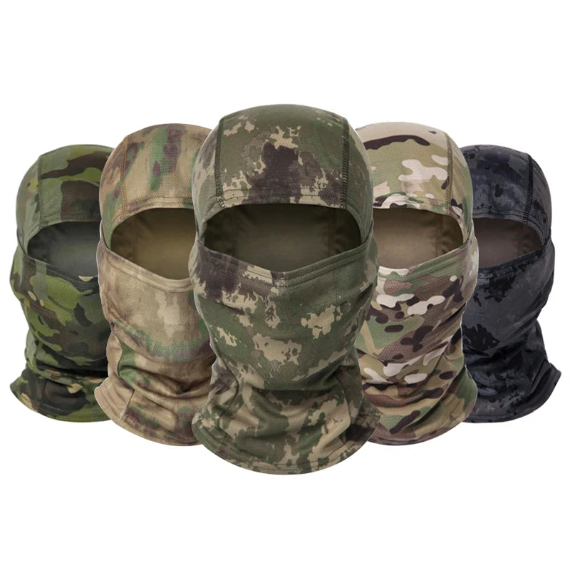 Camouflage Full Face Balaclava for Outdoor Sports and Cycling