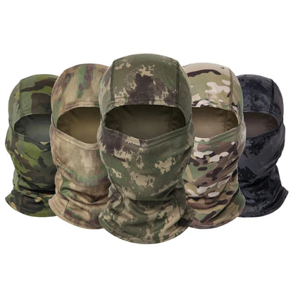 Camouflage Full Face Balaclava for Outdoor Sports and Cycling