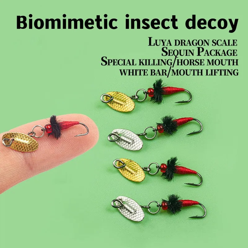HookUpCo. Bionic Insect Lures 5PCS - HookUpCo.