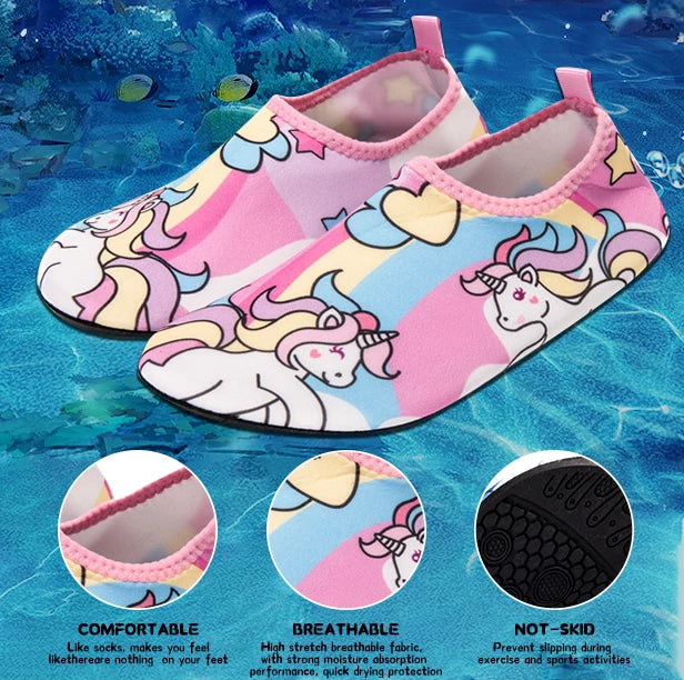 HookUpCo. Kids Anti-Slip Swim Socks