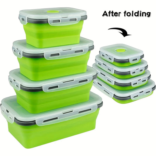 HookUpCo. Eco-Friendly Folding Lunch Box Set