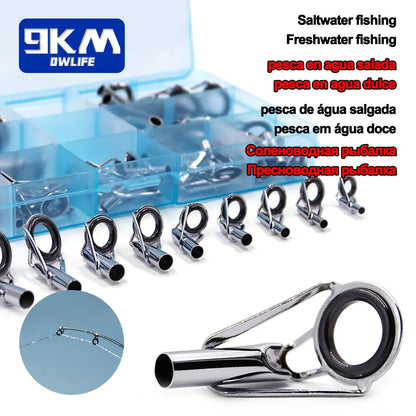 Stainless Steel Fishing Rod Repair Kit 230Pcs
