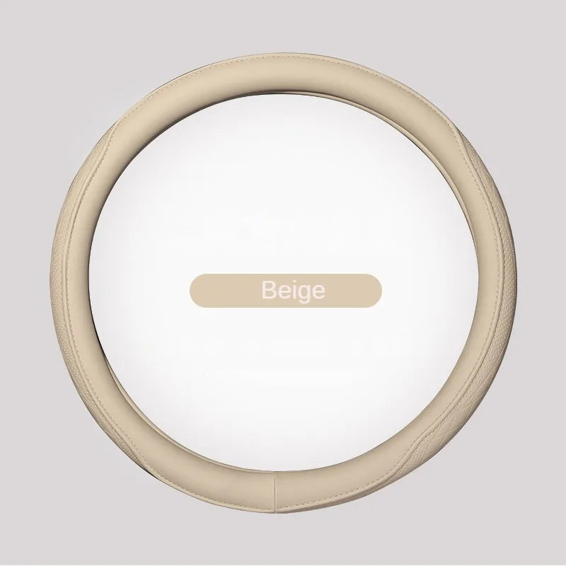 HookUpCo. Napa Leather Steering Wheel Cover - HookUpCo.