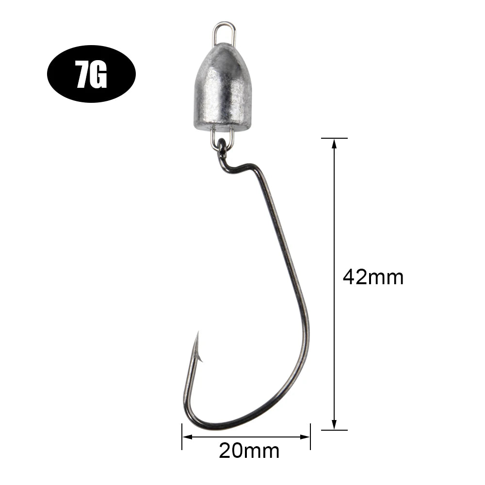 HookUpCo. Weedless Jig Heads 3.5g-10g - HookUpCo.