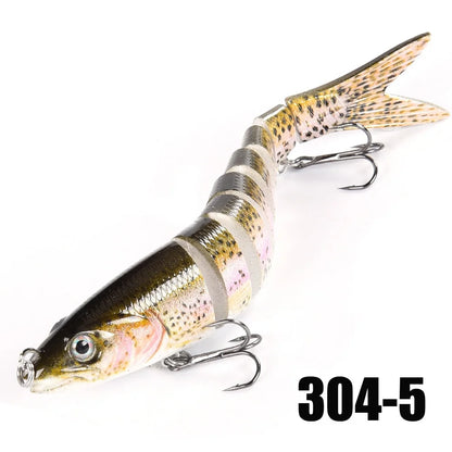 HookUpCo. Multi Jointed Swimbait for Bass Fishing