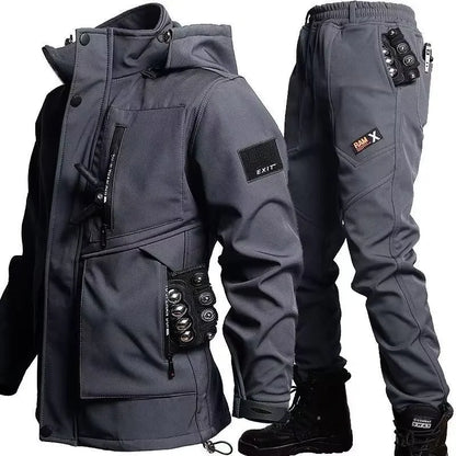 Waterproof Men's Motorcycle Jacket for Cold Weather Riding