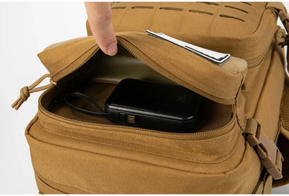 25L/45L Tactical Backpack with Bottle Holder for Outdoor Use