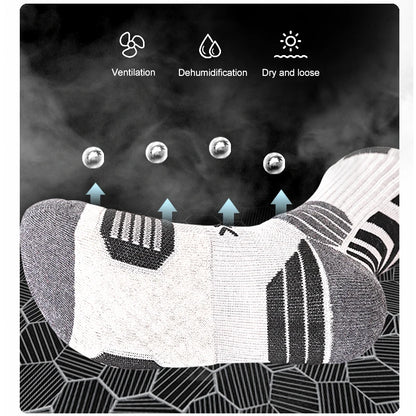 HookUpCo. Breathable Cotton Cycling Socks for All Sports