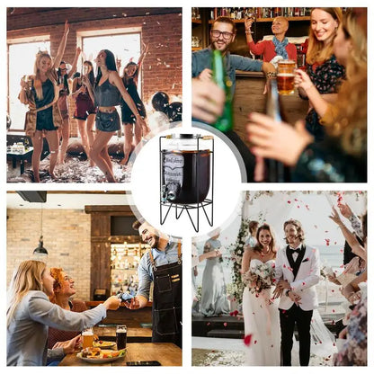 HookUpCo. 4L Drink Pitcher Dispenser