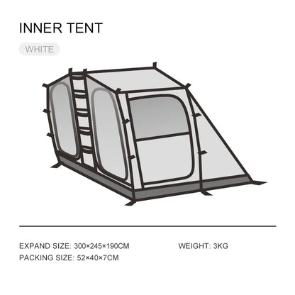HookUpCo. Large Camping Tent with Extra Living Space - HookUpCo.