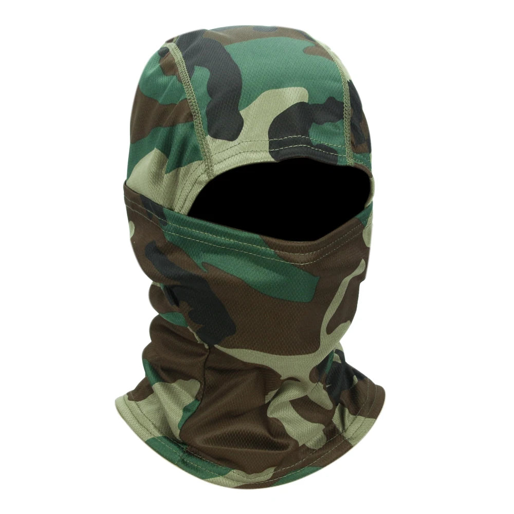 Camouflage Full Face Balaclava for Outdoor Sports and Cycling
