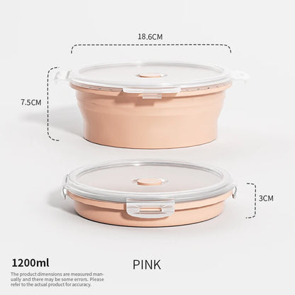 HookUpCo. Stackable Silicone Lunch Box Set