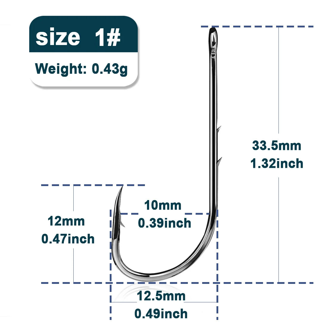 HookUpCo. Barbed Fishing Hooks for Live Bait - HookUpCo.
