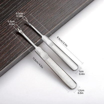 HookUpCo. Leather Groover Tool for Precise Edge Finishing