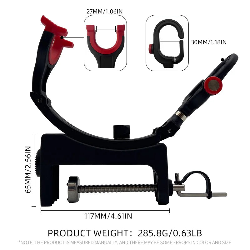 HookUpCo. Adjustable Double-Head Fishing Rod Holder - HookUpCo.