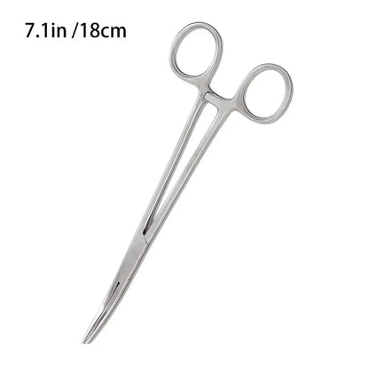 Curved Tip Stainless Steel Hook Remover Pliers for Precision