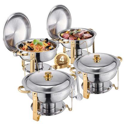 Stainless Steel Buffet Chafing Dish Set for Elegant Catering