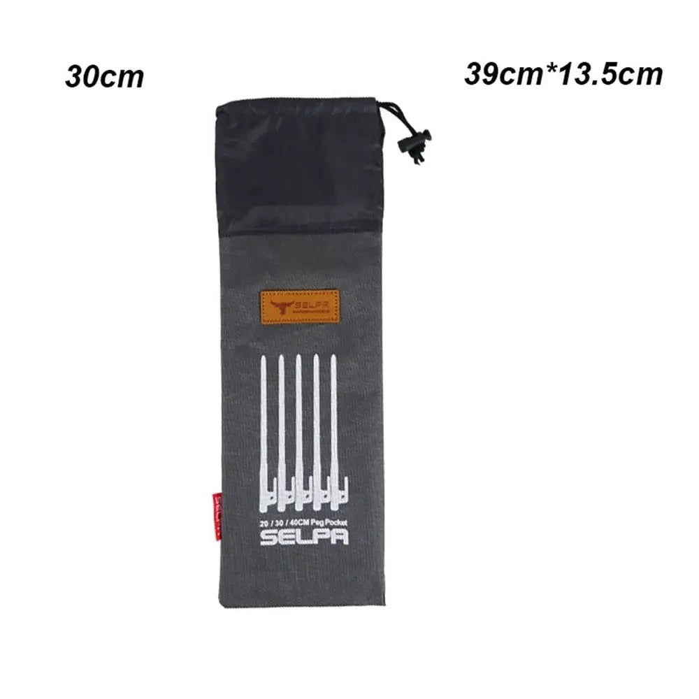 HookUpCo. Multi-Function Tent Pegs Storage Pouch - HookUpCo.