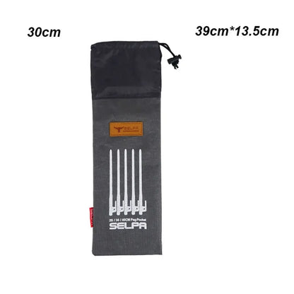 HookUpCo. Multi-Function Tent Pegs Storage Pouch - HookUpCo.