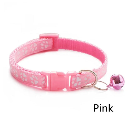 HookUpCo. Colorful Pet Collar with Safety Bell