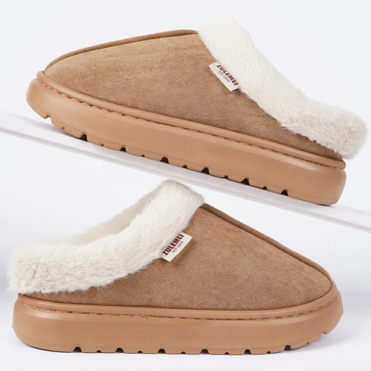 HookUpCo. Women's Plush Indoor Slippers for Cozy Comfort