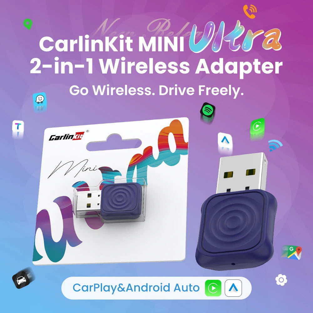Wireless CarPlay Adapter for Easy Auto Connection Plug & Play