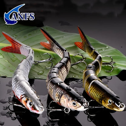 HookUpCo. Multi Jointed Swimbait for Bass Fishing
