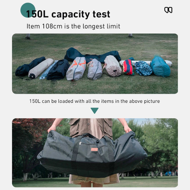 HookUpCo. 100L Large Capacity Camping Tools Storage Bag