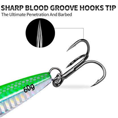HookUpCo. 3D Eyes Saltwater Fishing Lure Set - HookUpCo.