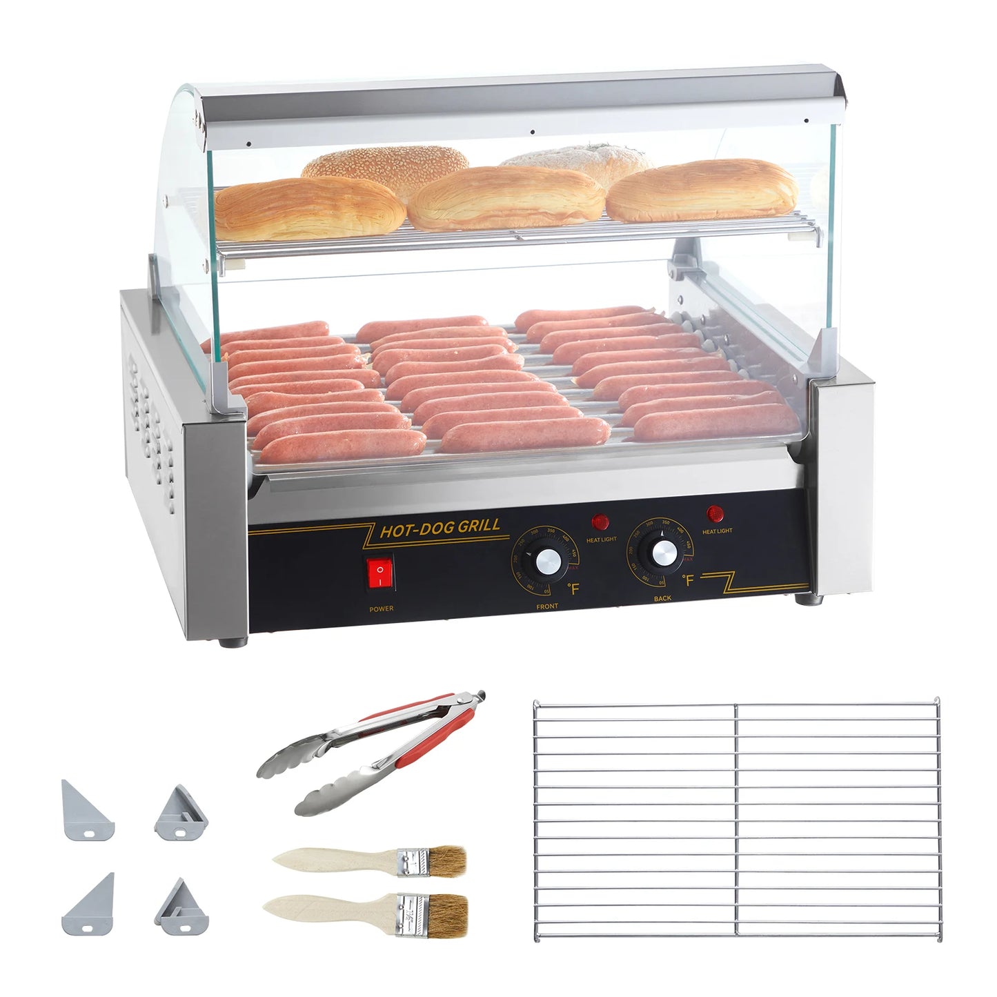 HookUpCo. Electric Hot Dog Roller